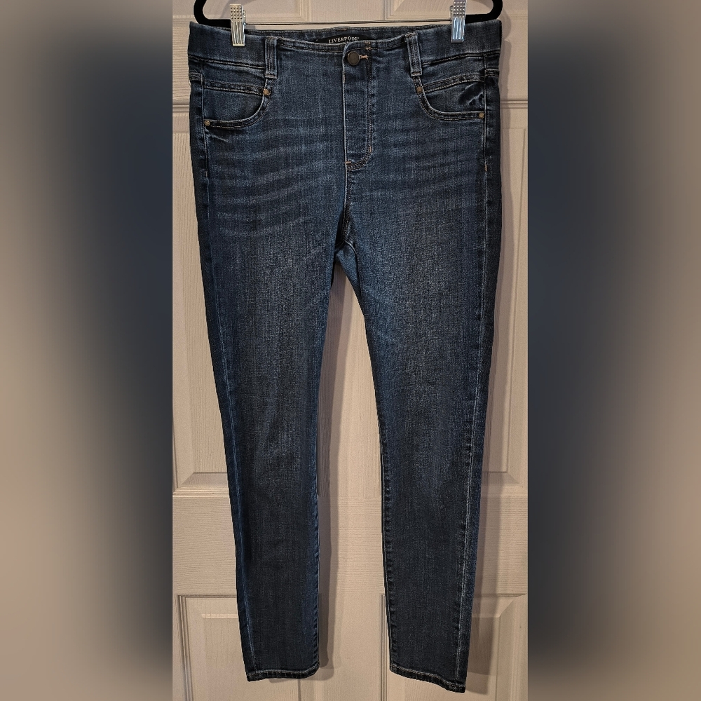 Liverpool Los Angeles Sz 10 The Skinny Blue Jeans